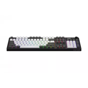 HATOR Skyfall Pro Wireless 100 klaviatūra Gaming USB + RF Wireless + Bluetooth QWERTY JAV anglų Juoda, Pilka