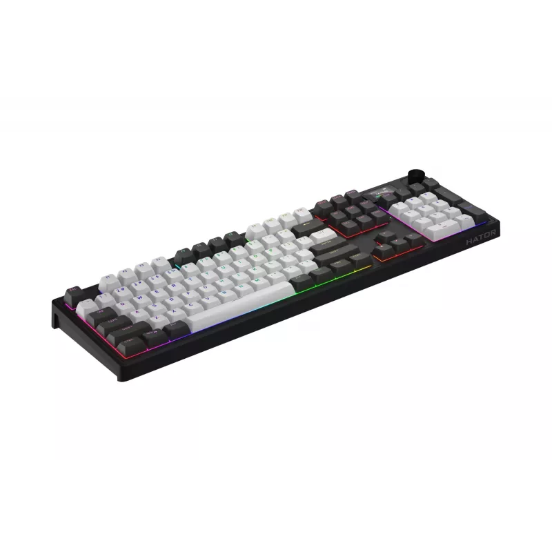 HATOR Skyfall Pro Wireless 100 klaviatūra Gaming USB + RF Wireless + Bluetooth QWERTY JAV anglų Juoda, Pilka