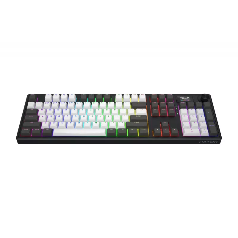 HATOR Skyfall Pro Wireless 100 klaviatūra Gaming USB + RF Wireless + Bluetooth QWERTY JAV anglų Juoda, Pilka