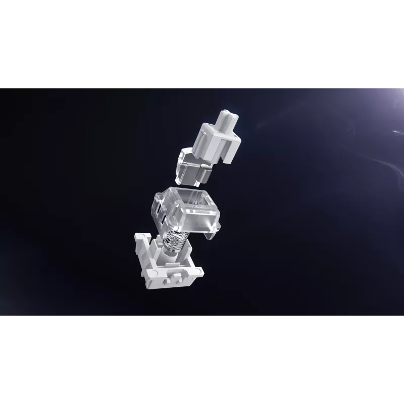 HATOR Skyfall 80 MAG ULTRA 8K klaviatūra žaidimams USB QWERTY JAV anglų Juoda, Balta