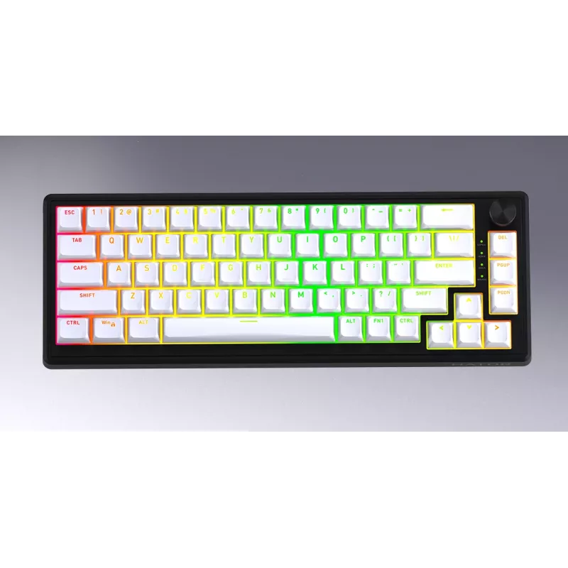 HATOR Skyfall 80 MAG ULTRA 8K klaviatūra žaidimams USB QWERTY JAV anglų Juoda, Balta