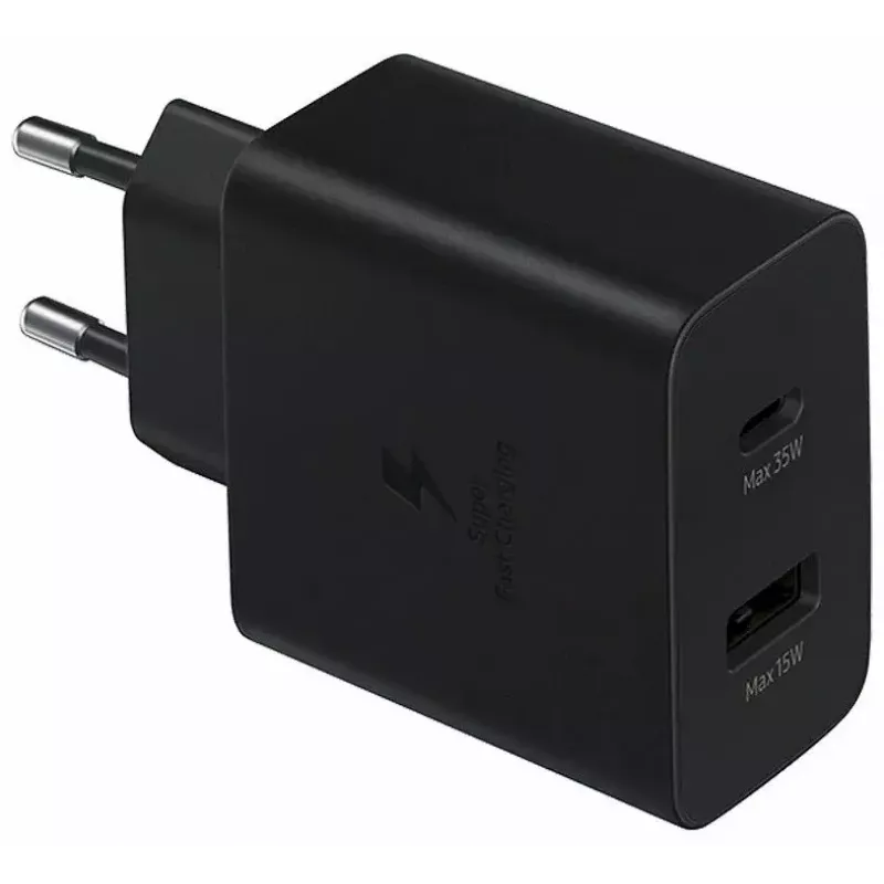 Samsung EP-TA220NBEGEU įkroviklis, 25W, USB-C, juodas