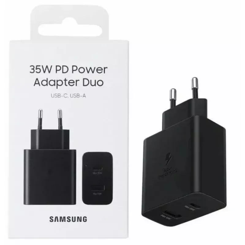 Samsung EP-TA220NBEGEU įkroviklis, 25W, USB-C, juodas