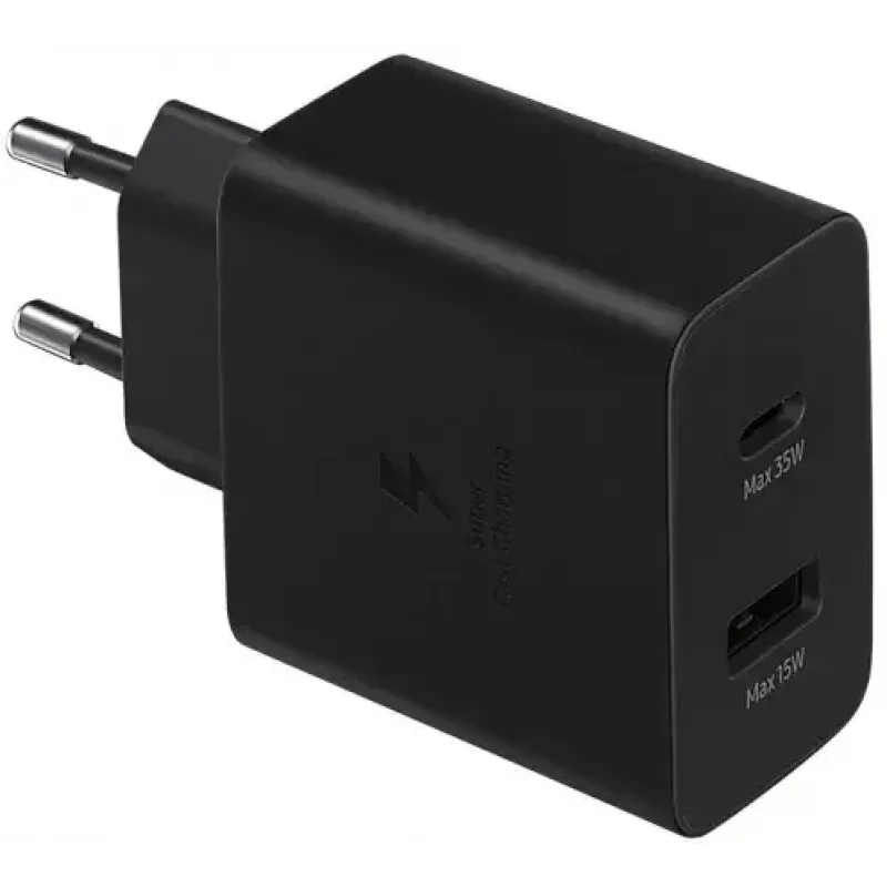 Samsung EP-TA220NBEGEU įkroviklis, 25W, USB-C, juodas