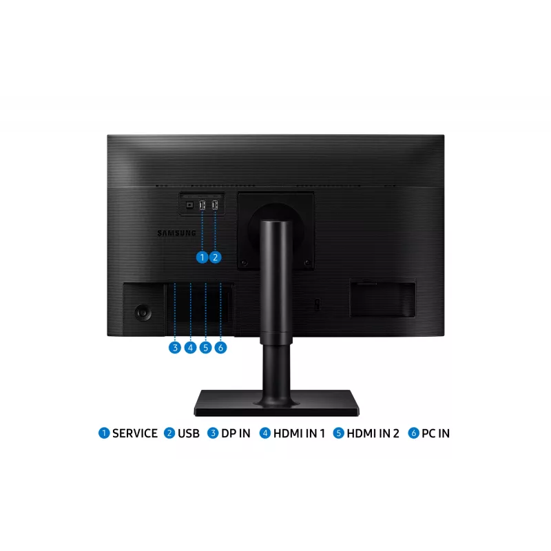 Samsung T45F monitorius kompiuteriui 68,6 cm (27 colių) 1920 x 1080 pikselių Full HD LED juodas