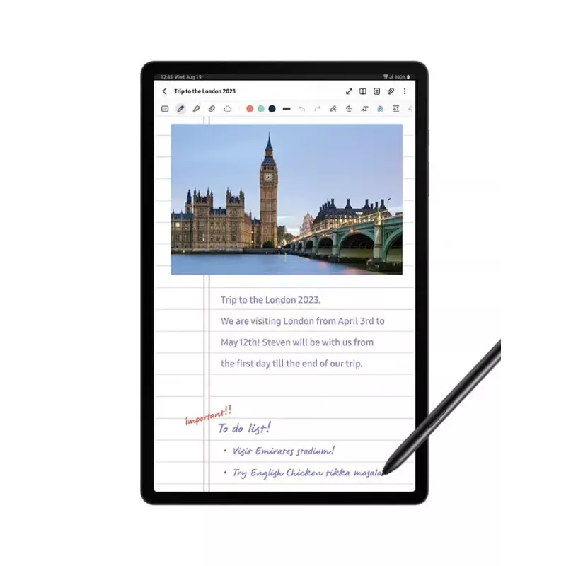 Samsung Galaxy Tab S9 SM-X716B 5G Snapdragon 128 GB 27,9 cm (11 col.) 8 GB Wi-Fi 6 (802.11ax) Android 13 Graphite