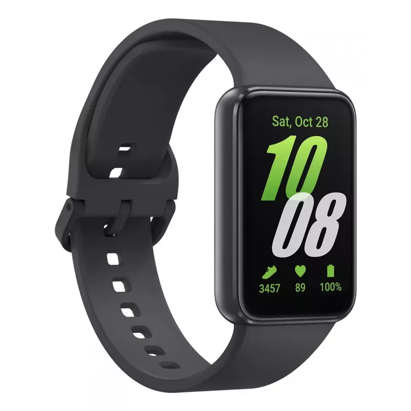 Samsung Galaxy Fit3 4.06 cm (1.6 colio) AMOLED 40 mm Skaitmeninis 256 x 402 pikseliai Liečiamas ekranas Pilka