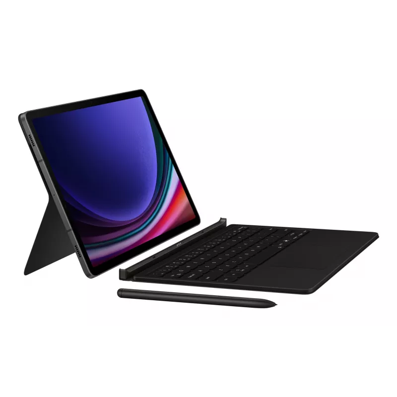 Klaviatūra Samsung EF-DX725 QWERTY anglų Touchpad Juoda