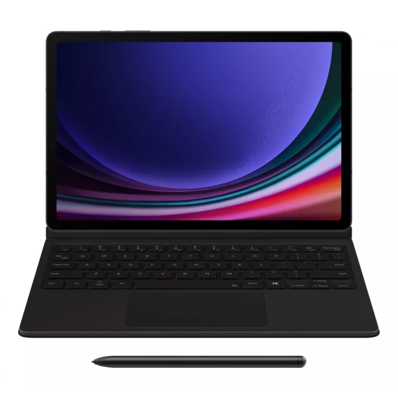 Klaviatūra Samsung EF-DX725 QWERTY anglų Touchpad Juoda