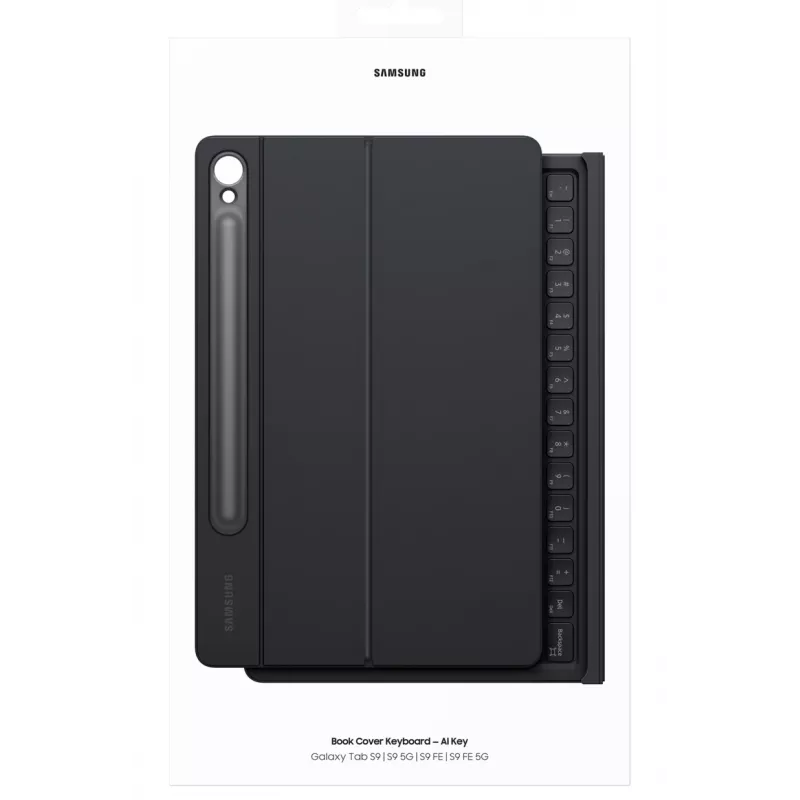 Klaviatūra Samsung EF-DX725 QWERTY anglų Touchpad Juoda