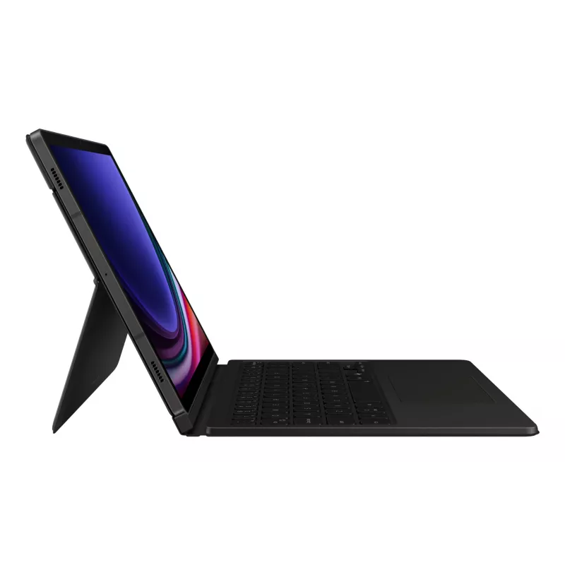 Samsung EF-DX725 klaviatūra Nordic Pogo Pin juoda su jutikliniu kilimėliu