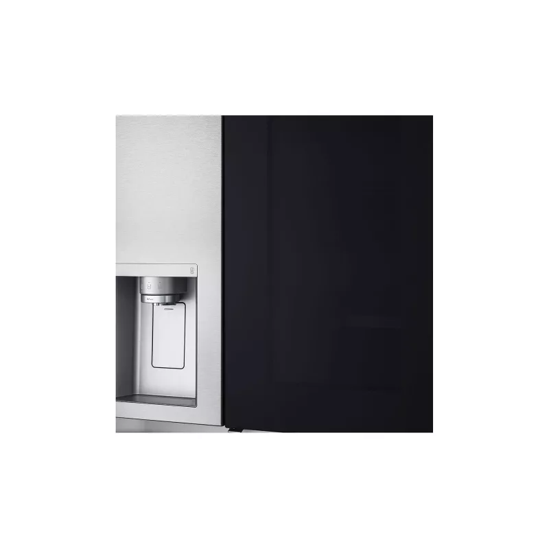 LG GSXE90MBDD šaldytuvas šalia šaldiklio, laisvai pastatomas, 628 L, nerūdijantis plienas