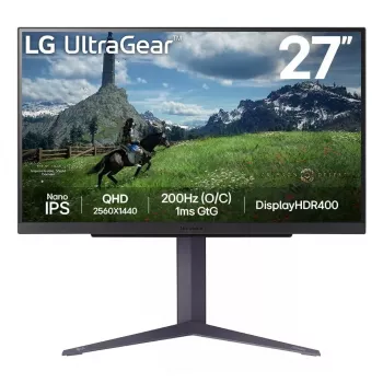 LG 27GS85QX-B monitor kompiuteriui 68,6 cm (27 colių) 2560 x 1440 pikselių Quad HD LCD juodas
