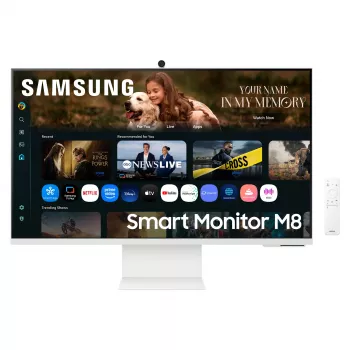 Samsung M8 M80F monitorius 81.3 cm (32 col.) 3840 x 2160 pikselių 4K Ultra HD LCD Baltas
