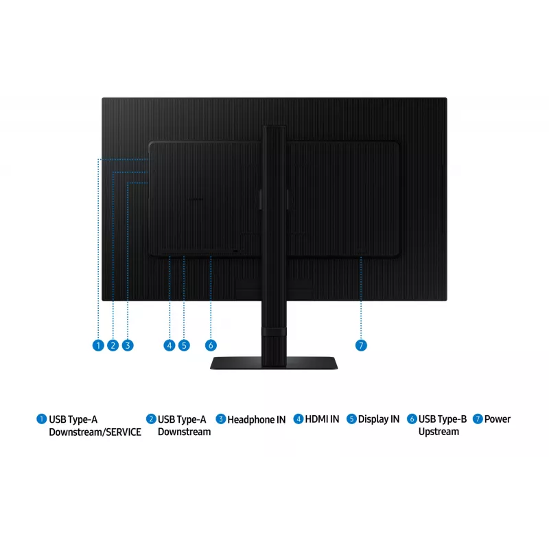 Samsung S60UD 68,6 cm (27 colių) QHD LCD monitorius juodas