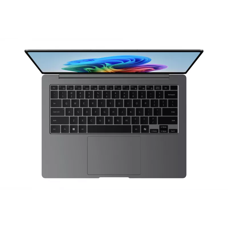 Samsung Book5 Pro 14 colių W11P U7 32/512GB Copilot+ PC Intel Core Ultra 7 258V nešiojamas kompiuteris 35,6 cm (14 colių) jutiklinis ekranas WQXGA+ 32 GB LPDDR5x-SDRAM SSD Wi-Fi 7 (802.11be) Windows 11 Pro tarptautinė pilka