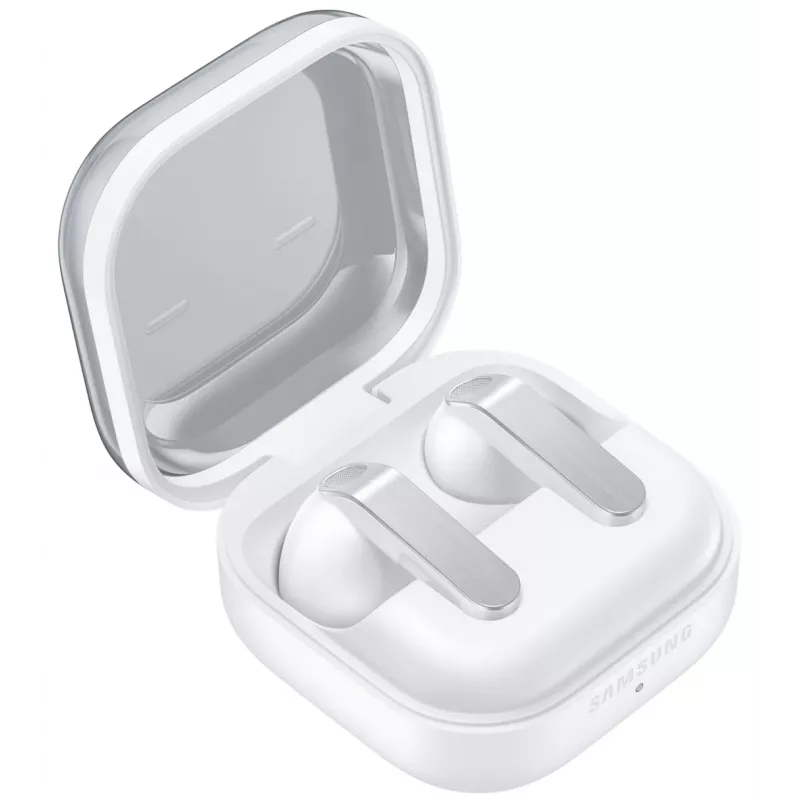 Samsung Galaxy Buds4 belaidė ausinė į ausį, skambučiams/muzikai, Bluetooth, balta
