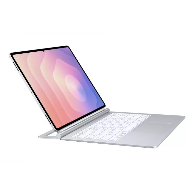 Samsung EF-DX935 klaviatūra QWERTZ vokiška sidabrinė su jutikliniu kilimėliu, skirta Galaxy Tab S11 Ultra