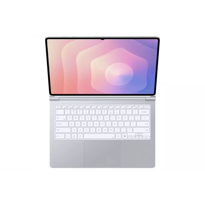 Samsung EF-DX935 klaviatūra QWERTZ vokiška sidabrinė su jutikliniu kilimėliu, skirta Galaxy Tab S11 Ultra