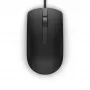DELL MS116 laidinė pelė, juoda, ambidekstrinė, optinė, USB-A, 1000 DPI