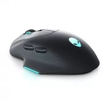 Alienware AW620M pelė, belaidė, dešinei rankai, RF + USB Type-C, optinė, 26000 DPI