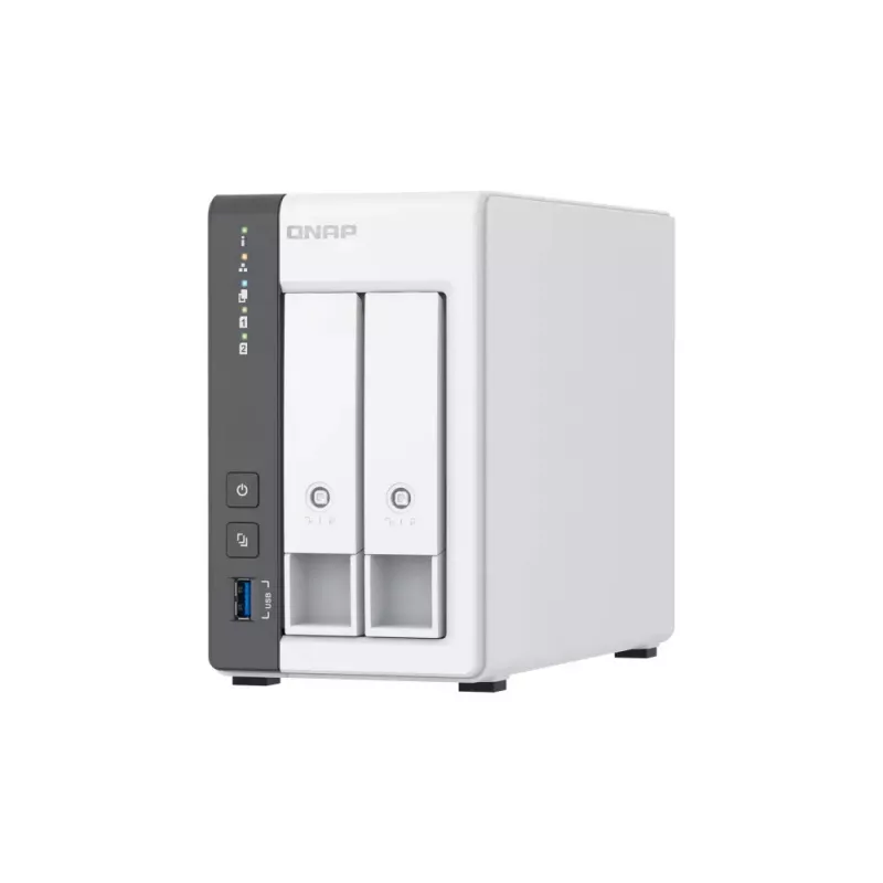 QNAP TS-216G NAS / saugojimo serveris, bokštas, Cortex-A55, 4 GB, HDD, baltas
