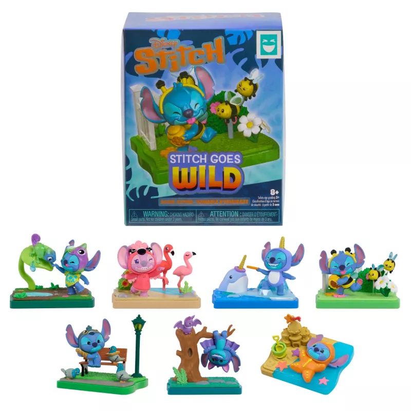 Just Play Happy Haul Stitch Goes Wild Kolekcionuojamos Figūrėlės Aklosios Dėžutės