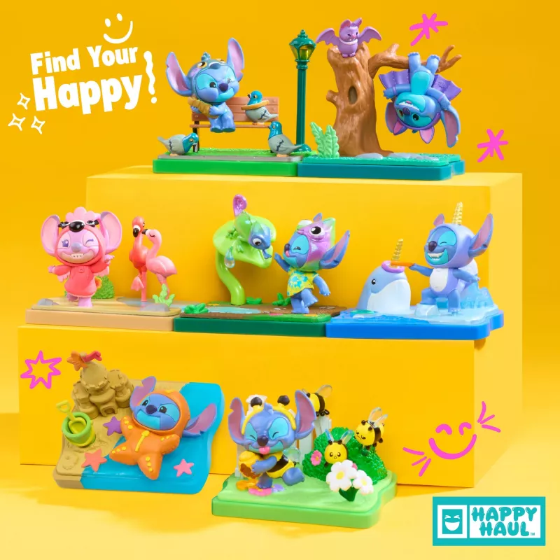 Just Play Happy Haul Stitch Goes Wild Kolekcionuojamos Figūrėlės Aklosios Dėžutės