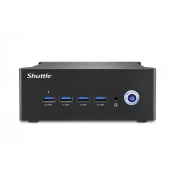 Shuttle Nano PC NT10H9, Intel Core Ultra 9 185H, Intel Arc grafika, 2xHDMI, 2xUSB 4.0 (DP), 2x2,5Gbit LAN, su VESA laikikliu, 24/7 nuolatiniam darbui