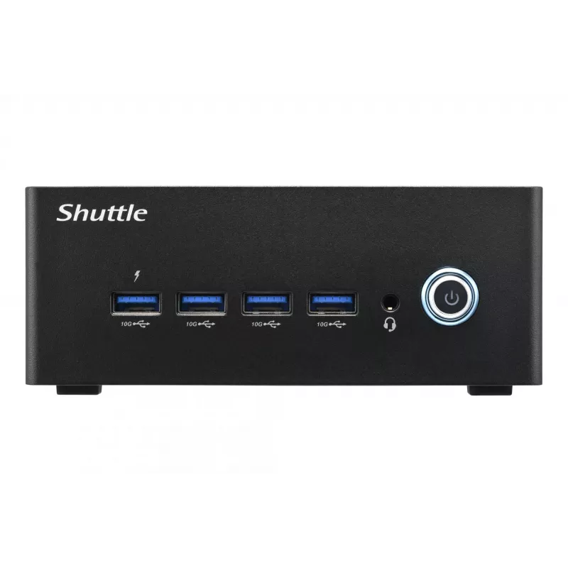 Shuttle Nano PC NT10H9, Intel Core Ultra 9 185H, Intel Arc grafika, 2xHDMI, 2xUSB 4.0 (DP), 2x2,5Gbit LAN, su VESA laikikliu, 24/7 nuolatiniam darbui