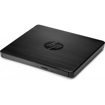 HP išorinis USB DVD±RW įrenginys, juodas, nešiojamam kompiuteriui, DVD±RW, USB 2.0, 24x, 8x