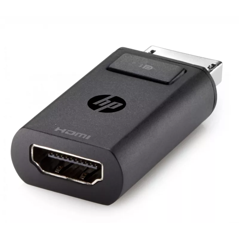 HP DisplayPort į HDMI 1.4 adapteris, DisplayPort, HDMI, juodas