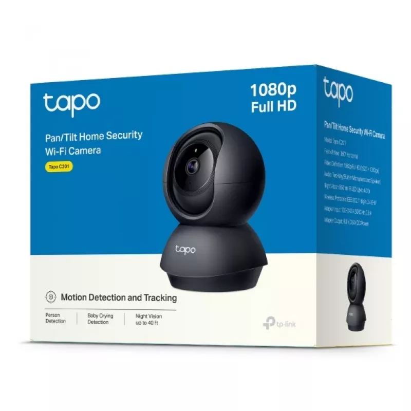 IP stebėjimo kamera TP-Link TAPO C201, 1920 x 1080, vidaus, stalas/siena