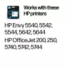 HP 62 Tri-color Original rašalo kasetė, Cyan, Magenta, Geltona, 1 vnt., 165 puslapių