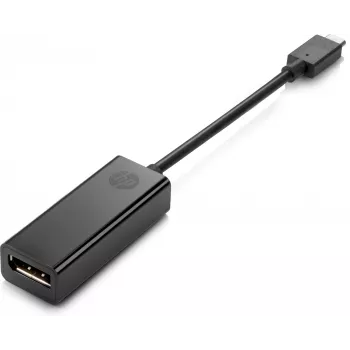 HP USB-C į DisplayPort adapteris, 0,094 m, USB Type-C, DisplayPort, kištukas, lizdas, tiesus