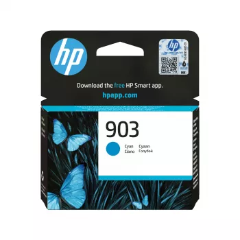 HP 903 Cyan Original rašalo kasetė, mėlyna, 1 vnt., 315 puslapių