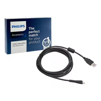 Philips ACC0034/00 USB laidas SpeechMike III 2,4 m USB A Juoda
