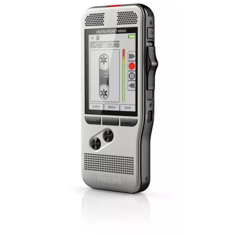 Philips DPM 7200 diktofonas su „Flash Card“ nerūdijančiu plienu