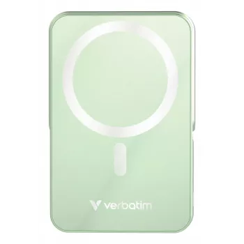 Verbatim Charge 'n' Go belaidis magnetinis maitinimo bankas su stovu - 10000 mAh Žalia