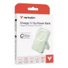 Verbatim Charge 'n' Go belaidis magnetinis maitinimo bankas su stovu - 10000 mAh Žalia