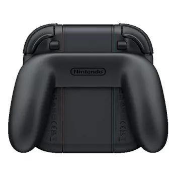 Nintendo Joy-Con 2 Įkrovimo Grip, Nintendo Switch 2, valdiklio rankena, juoda, permatoma, plastikinė, Nintendo, Joy-Con 2