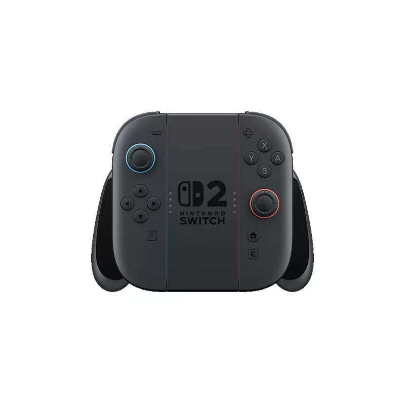 Nintendo Joy-Con 2 Įkrovimo Grip, Nintendo Switch 2, valdiklio rankena, juoda, permatoma, plastikinė, Nintendo, Joy-Con 2