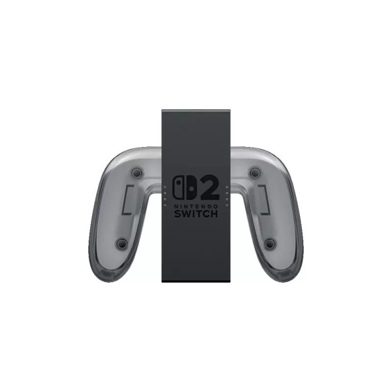 Nintendo Joy-Con 2 Įkrovimo Grip, Nintendo Switch 2, valdiklio rankena, juoda, permatoma, plastikinė, Nintendo, Joy-Con 2