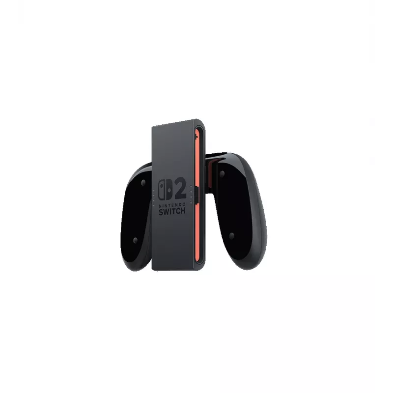 Nintendo Joy-Con 2 Įkrovimo Grip, Nintendo Switch 2, valdiklio rankena, juoda, permatoma, plastikinė, Nintendo, Joy-Con 2