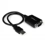 StarTech.com 1 pėdos USB į RS232 Serial DB9 adapterio kabelis su COM išlaikymu