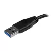 StarTech.com plonas Micro USB 3.0 laidas - M/M - 2m (6ft), USB A, Micro-USB B, USB 3.2 Gen 1 (3.1 Gen 1), vyriškas/vyriškas, juodas