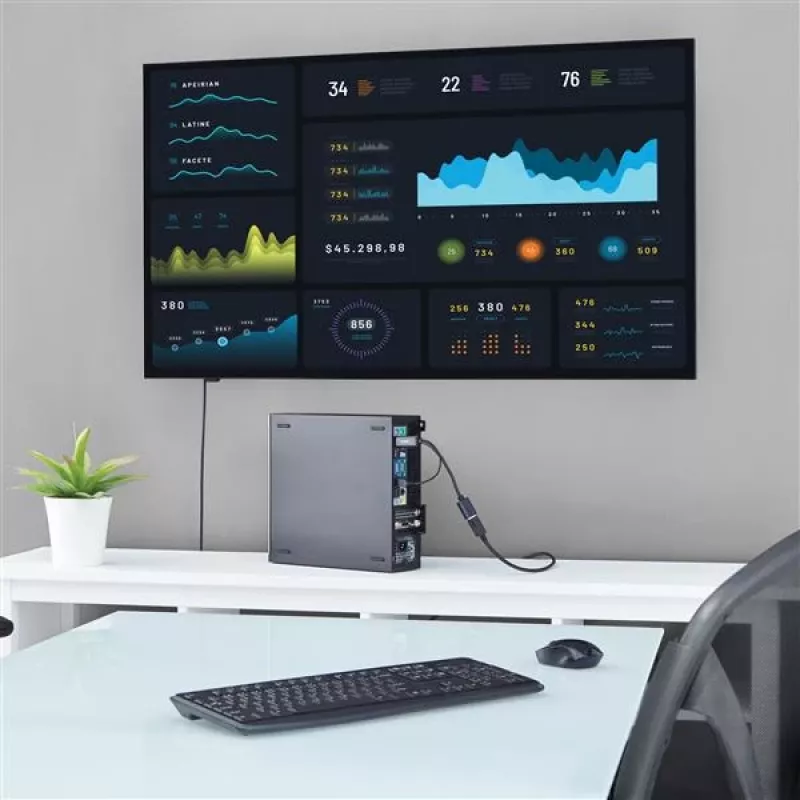 Aktyvus HDMI į DisplayPort adapteris StarTech.com, 4K 30Hz, 3840x2160, MegaChips STDP2600