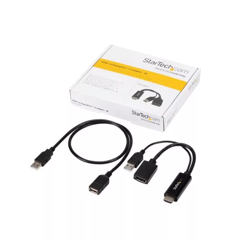 Aktyvus HDMI į DisplayPort adapteris StarTech.com, 4K 30Hz, 3840x2160, MegaChips STDP2600