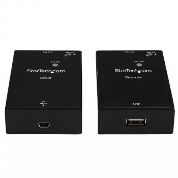StarTech.com USB 2.0 ilgintuvas per Cat5e/Cat6 kabelį (RJ45) – iki 50 m – didelės spartos USB prievado ilgintuvas adapterio rinkinys – maitinamas – USB per Ethernet kabelio ilgintuvas – 480 Mbps – metalinis