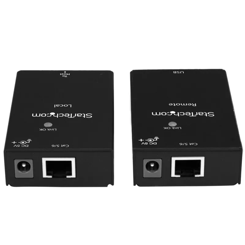 StarTech.com USB 2.0 ilgintuvas per Cat5e/Cat6 kabelį (RJ45) – iki 50 m – didelės spartos USB prievado ilgintuvas adapterio rinkinys – maitinamas – USB per Ethernet kabelio ilgintuvas – 480 Mbps – metalinis